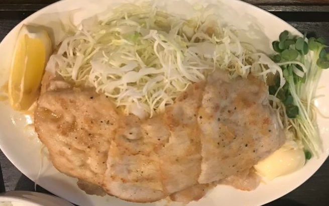 生姜焼き定食とサバ塩焼き定食@やまぐちin喜多見